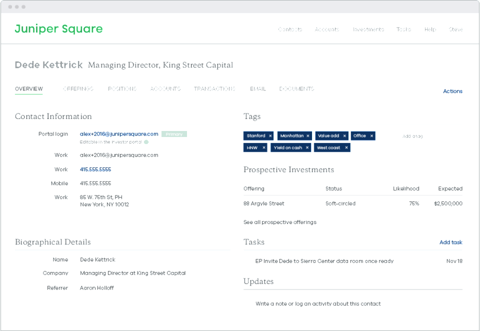 screenshot of Juniper Square